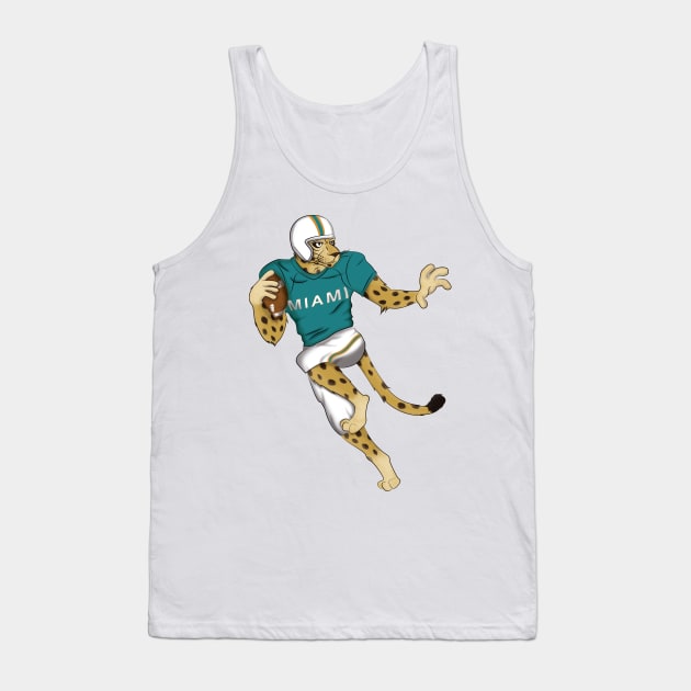 Miami Football Tank Top by WorldSportsCulture